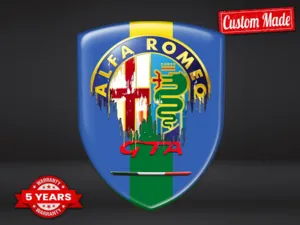Alfa Romeo Adesivo Logo Resistente Pregiato Professionale